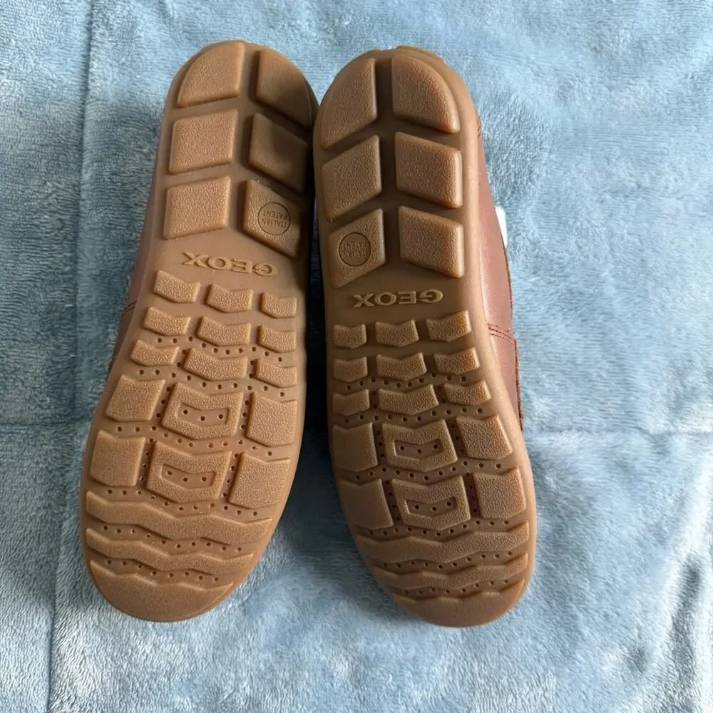 GEOX New Fast Boy Leather Loafers Shoes